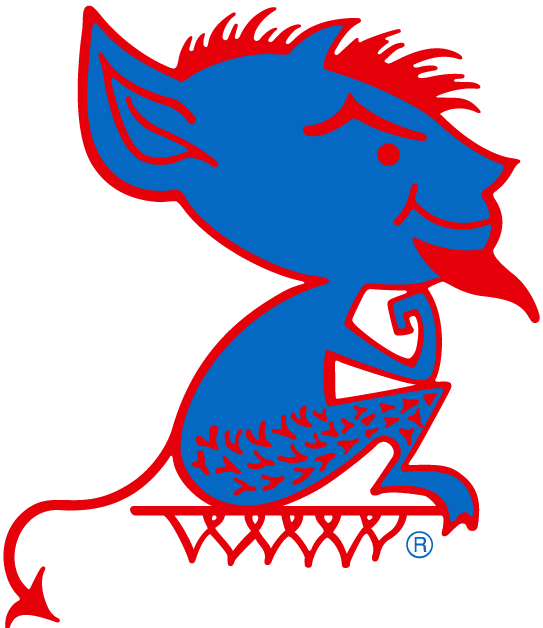 DePaul Blue Demons 1979-1998 Alternate Logo 01 vinyl decal